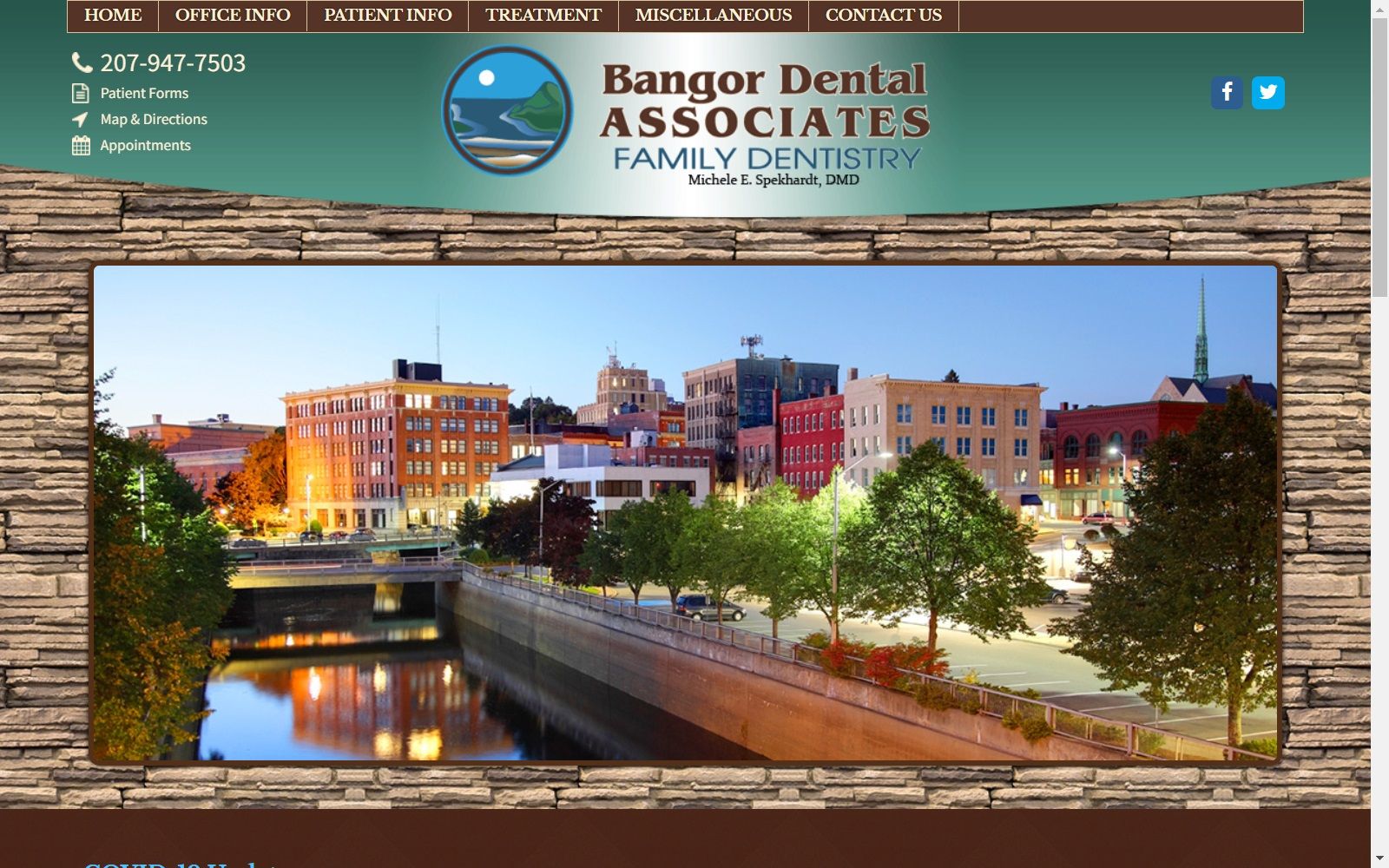 bangordentalassociates.com screenshot