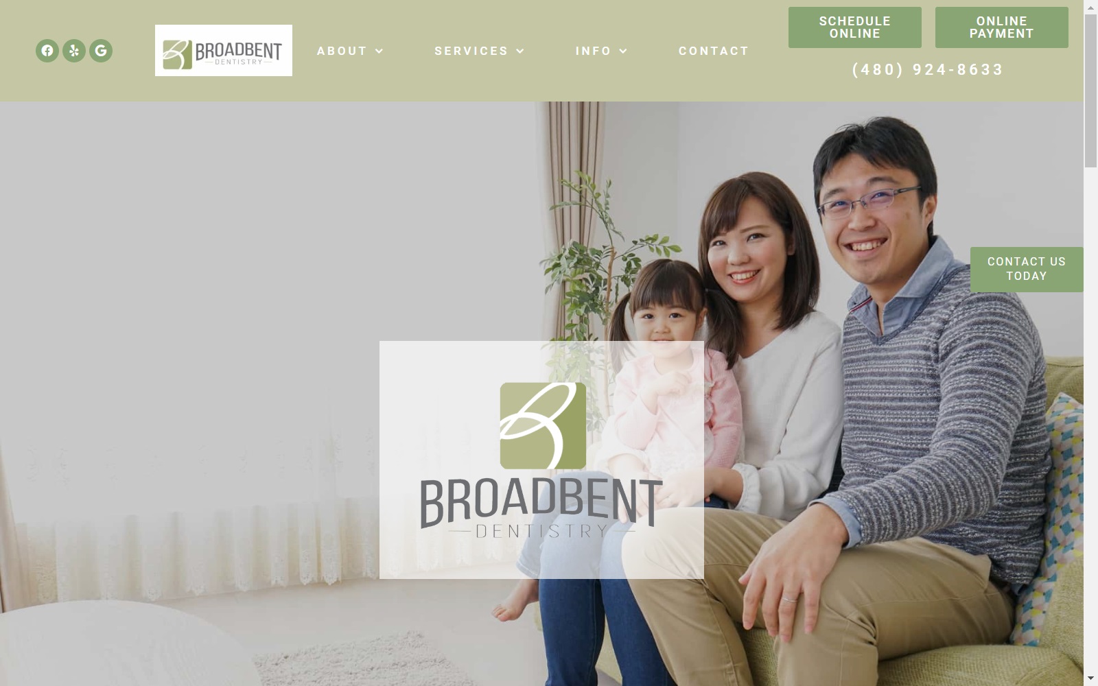 Broadbentdentistry. Com screenshot