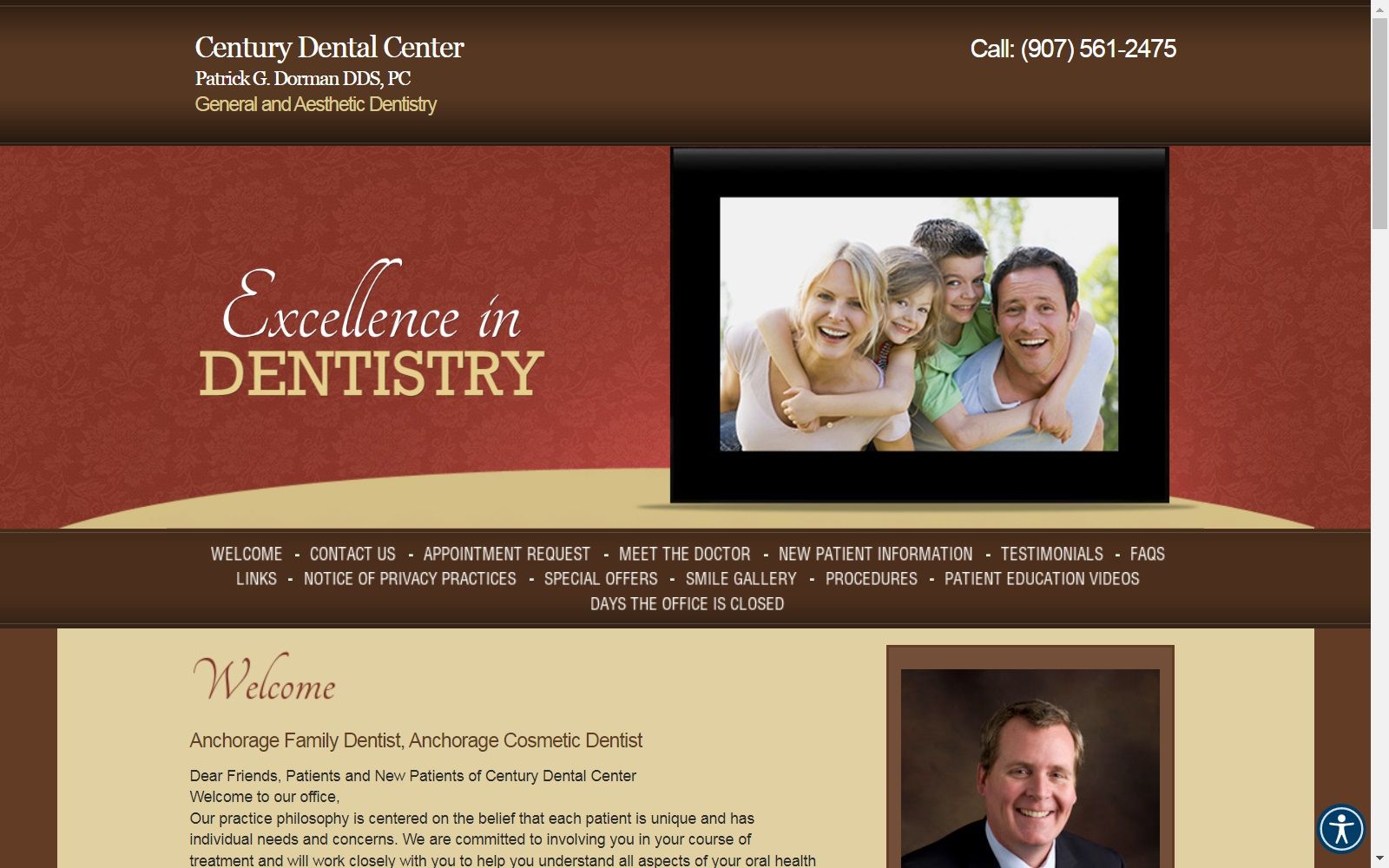 century-dental.com screenshot