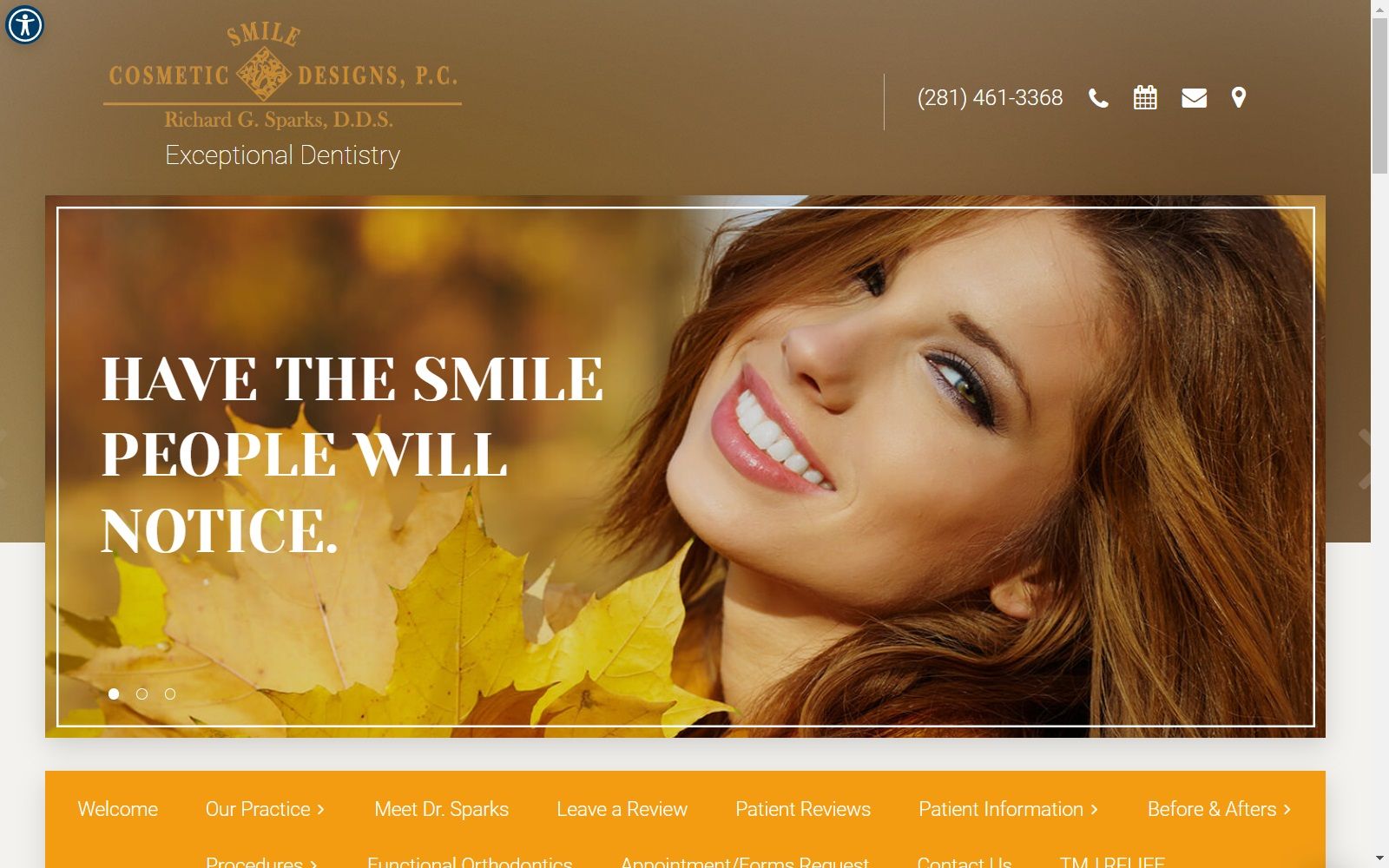 cosmeticsmiledesigns.com screenshot