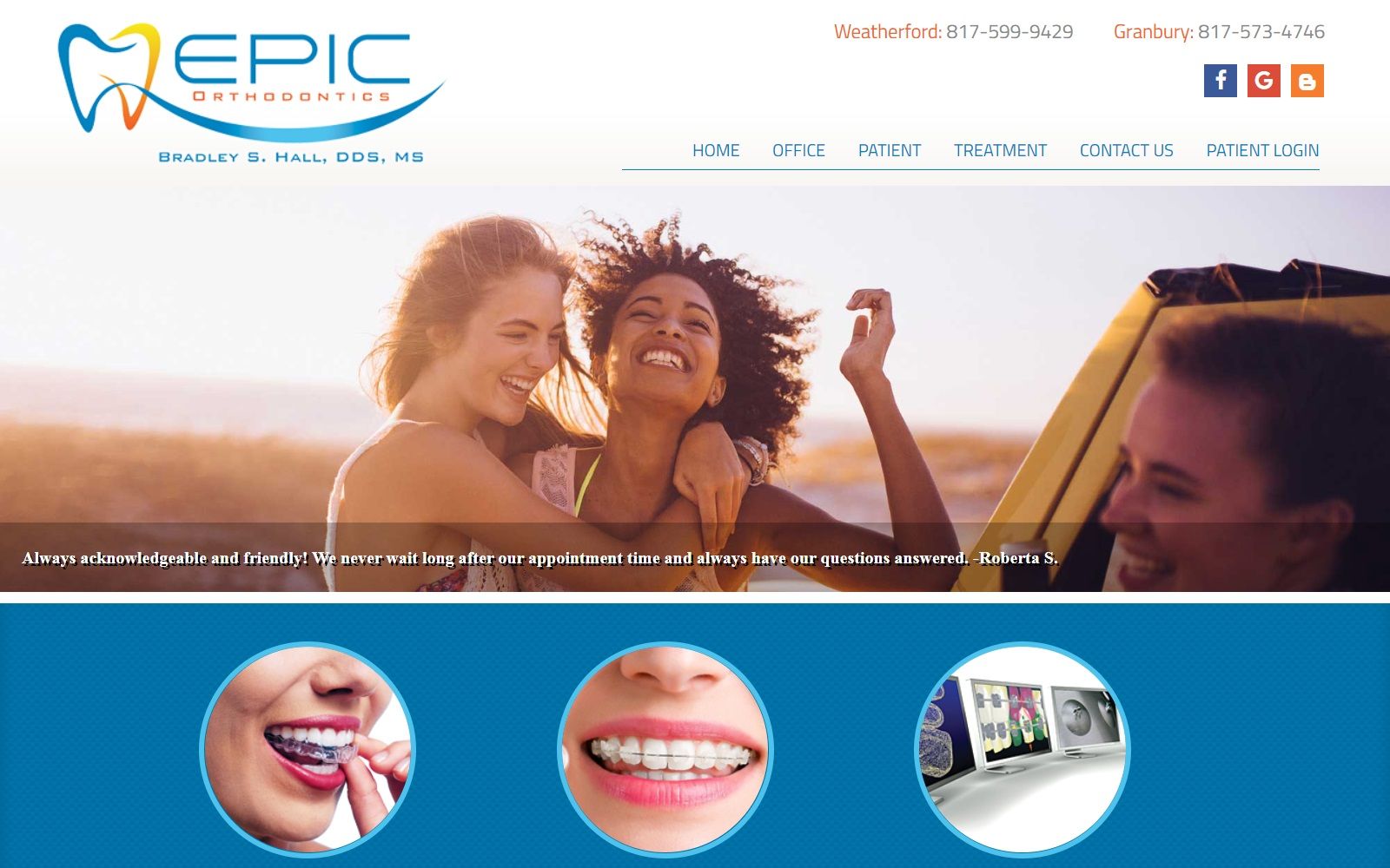 epic-ortho.com screenshot