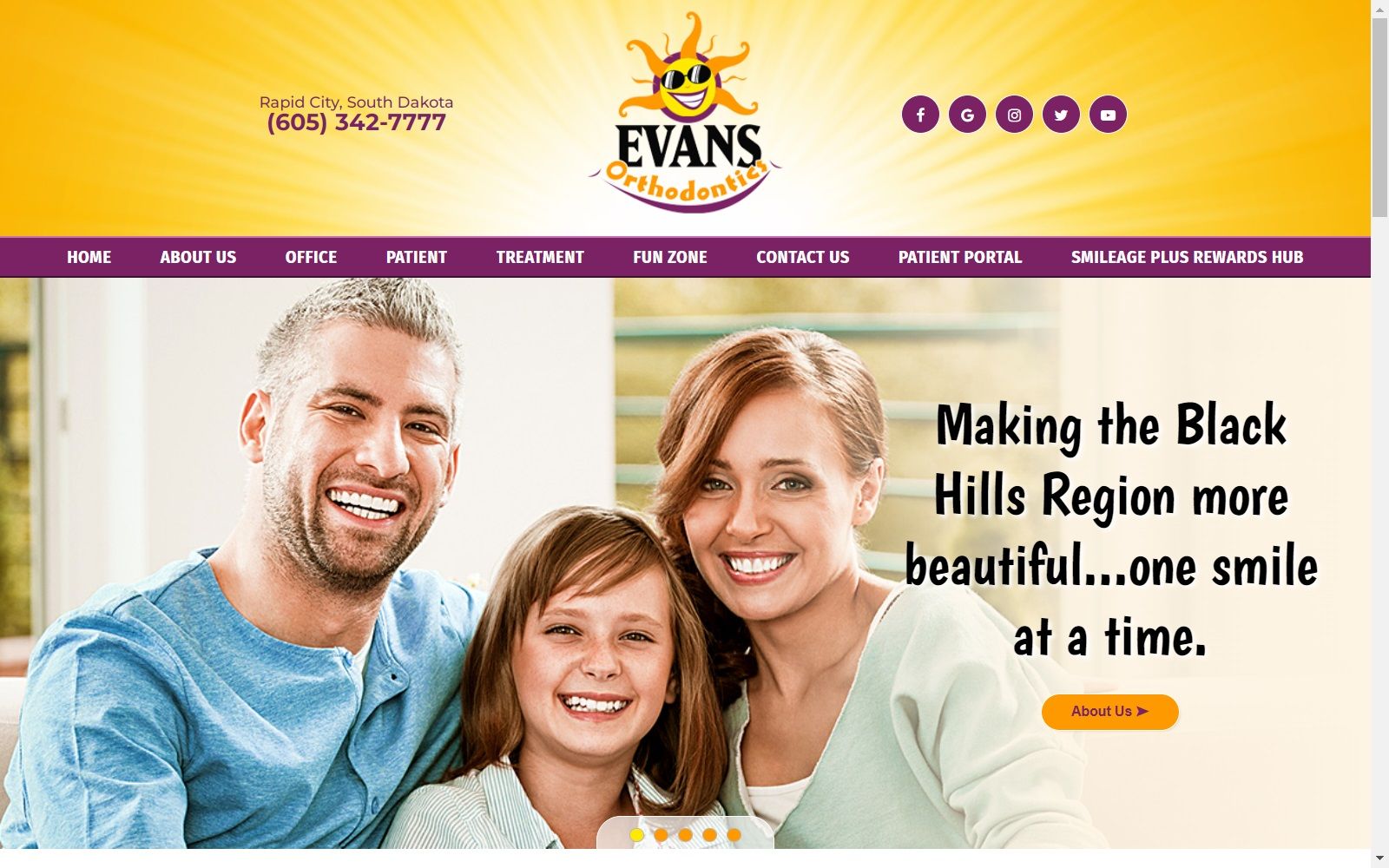 evansortho.com screenshot