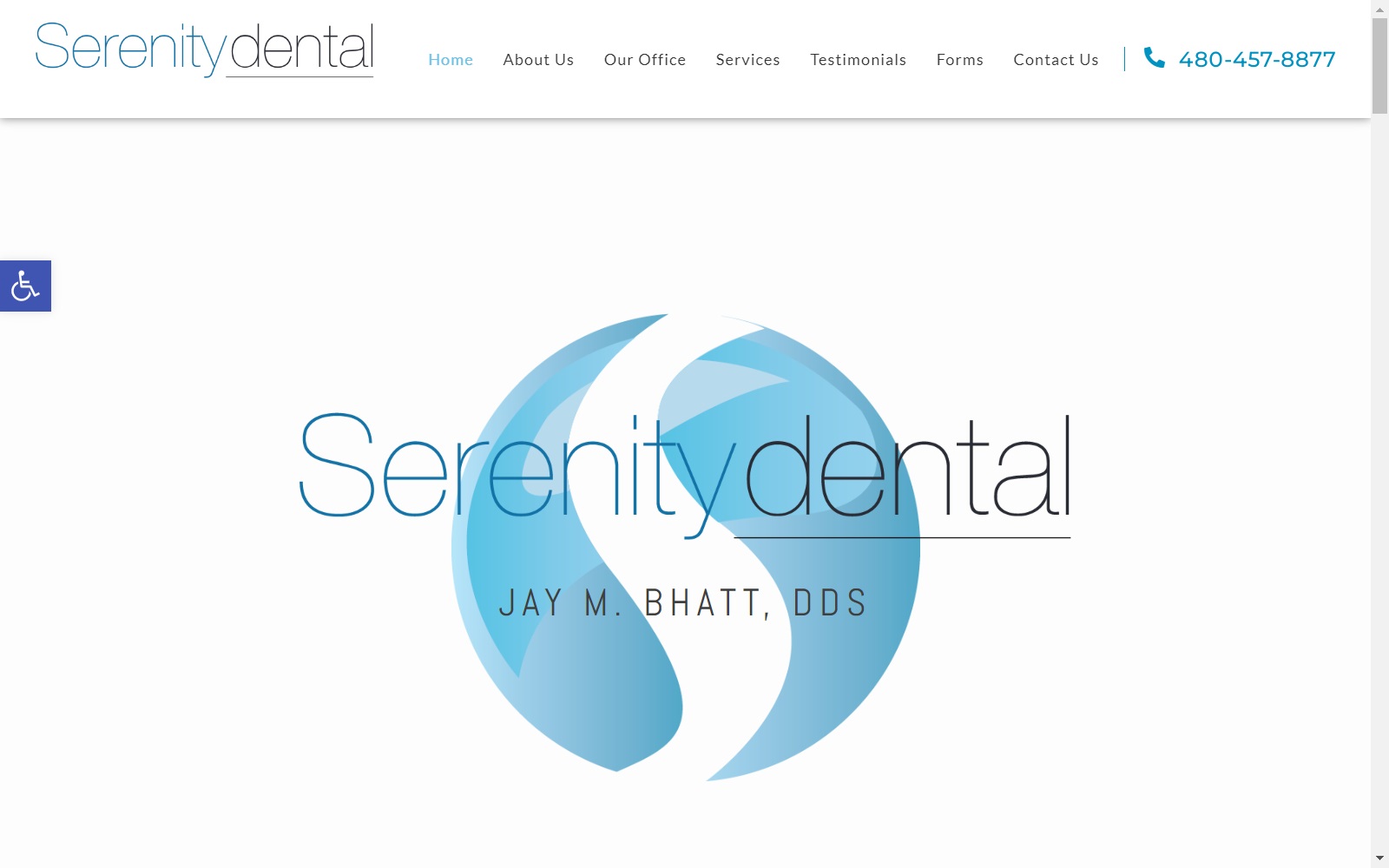 Gilbertserenitydental. Com screenshot