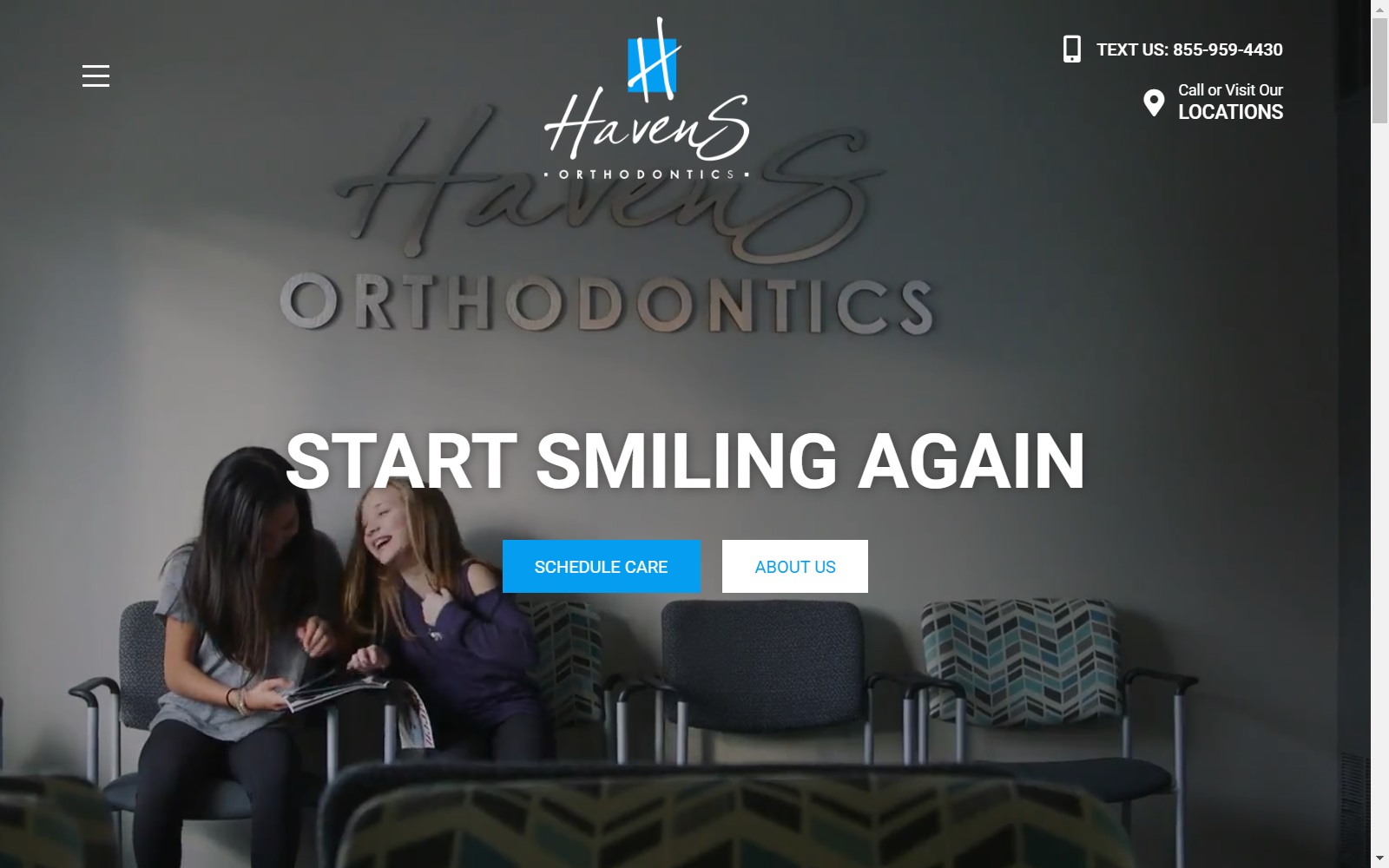 Havensorthodontics. Com screenshot