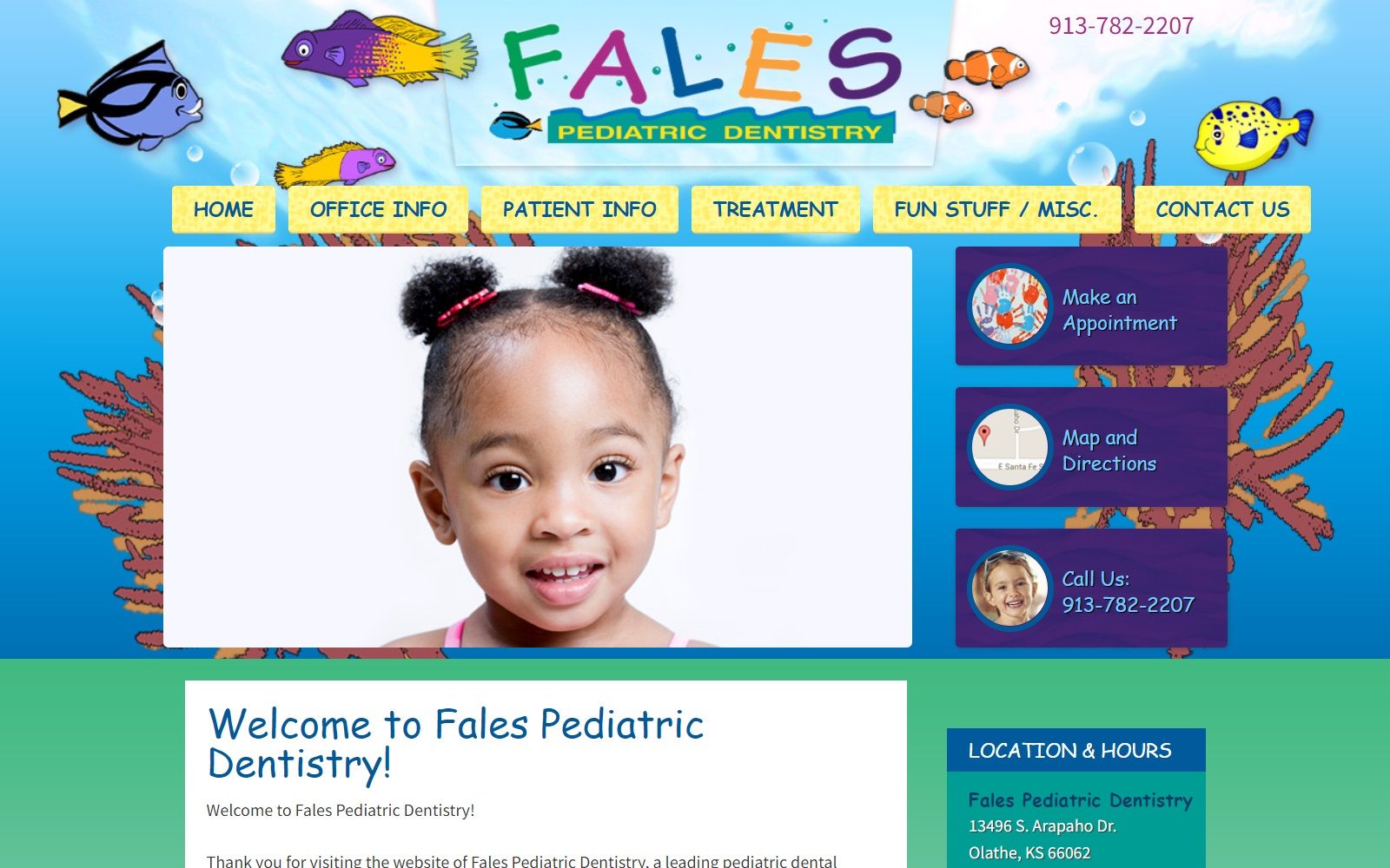 kidzdentist.com screenshot