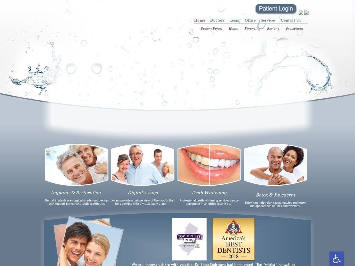 Family Dentistry Smirnova Svetlana DDS Website Screenshot from lanasmirnovadds.com