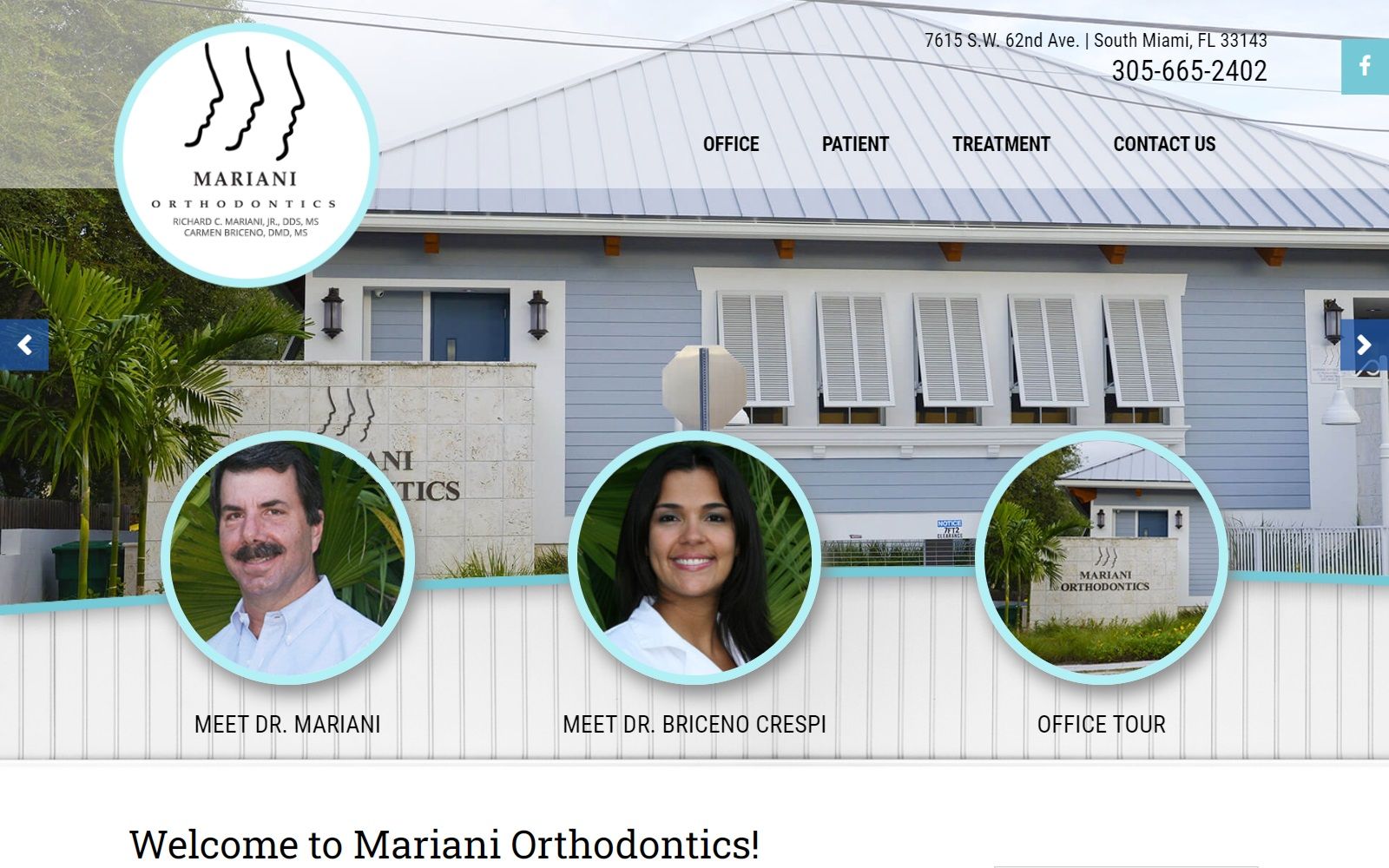 marianiorthodontics.com screenshot