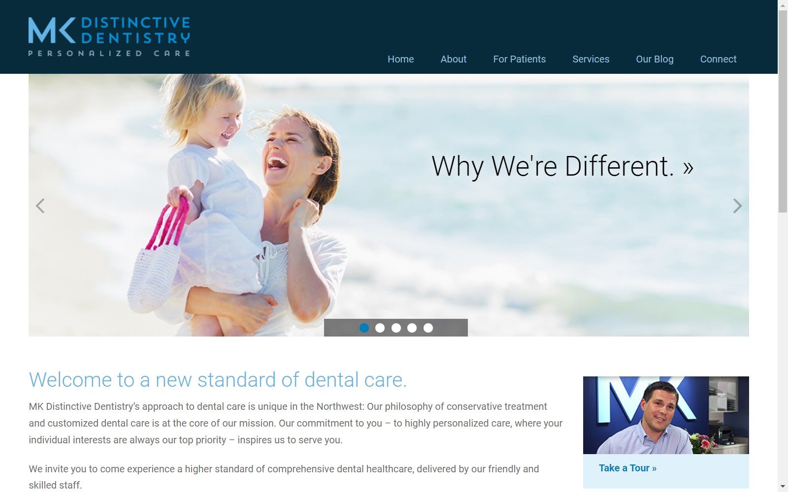 mkdentistryportland.com screenshot