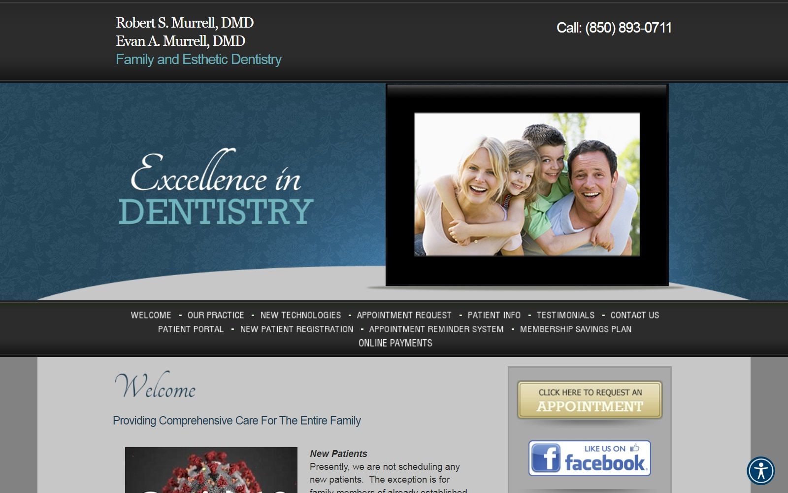 murrelldental.com screenshot