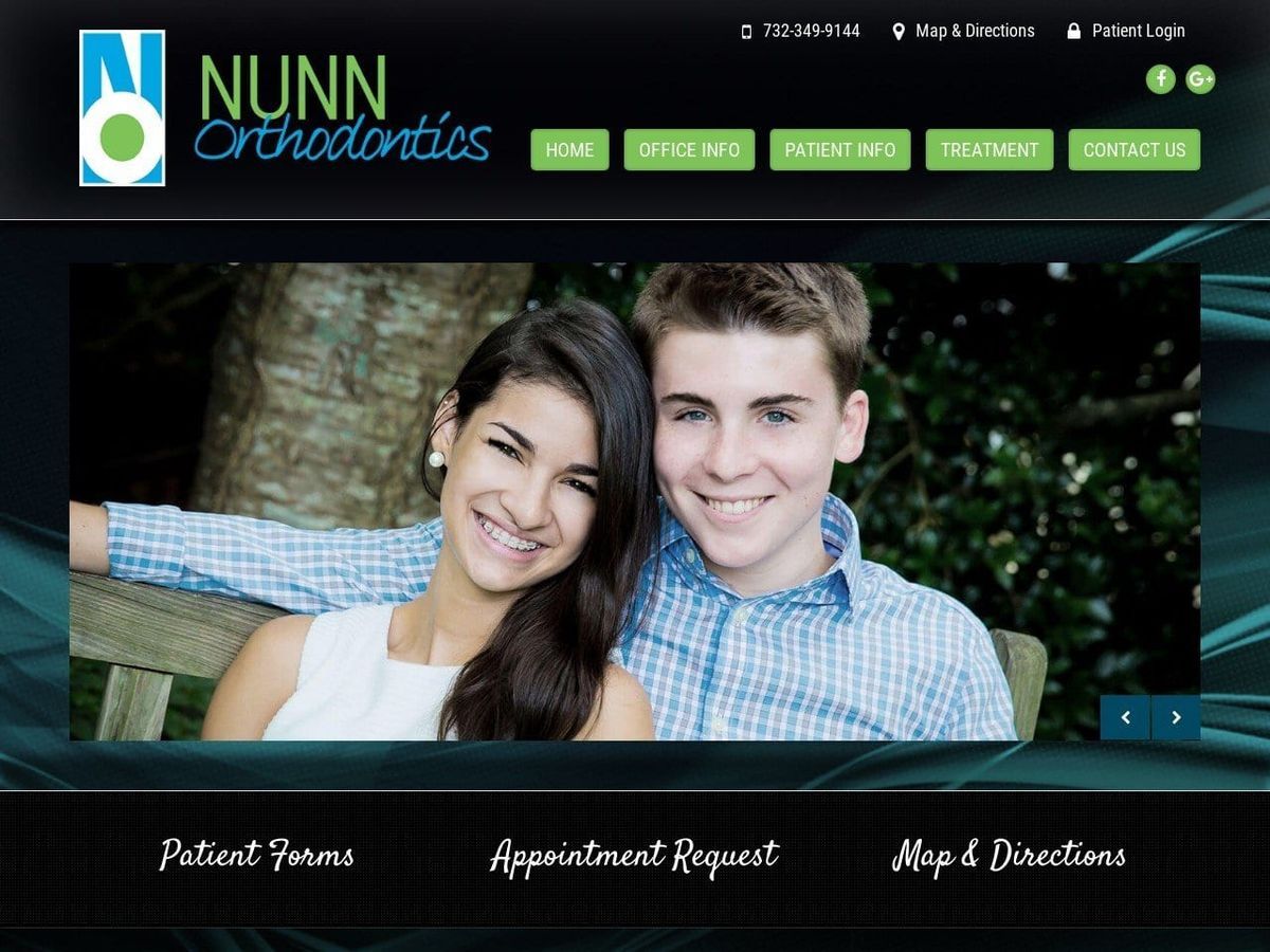 Randall W Nunn PA Nunn Randall W DDS Website Screenshot from nunnorthodontics.com