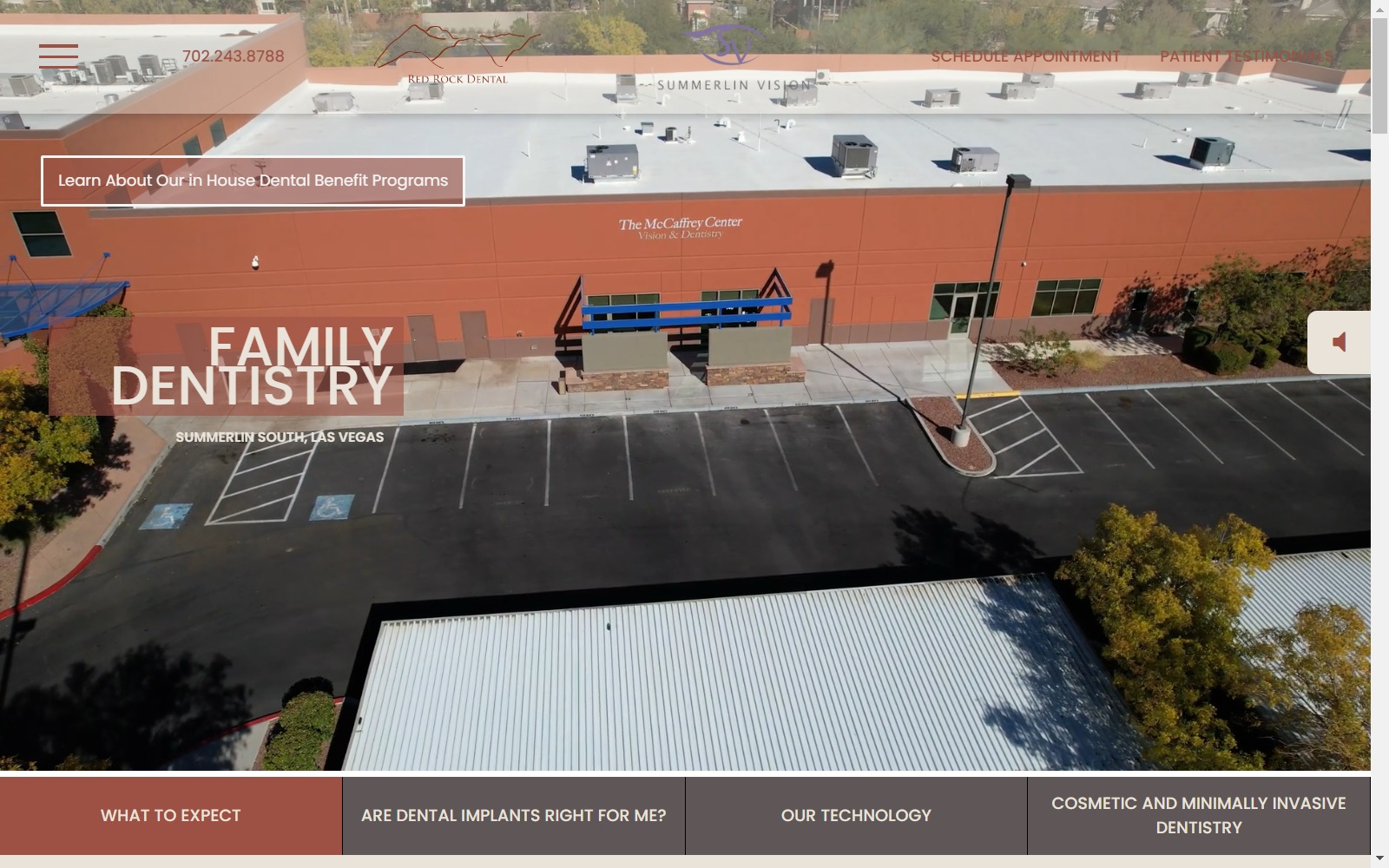 Redrockdental. Vegas_home screenshot