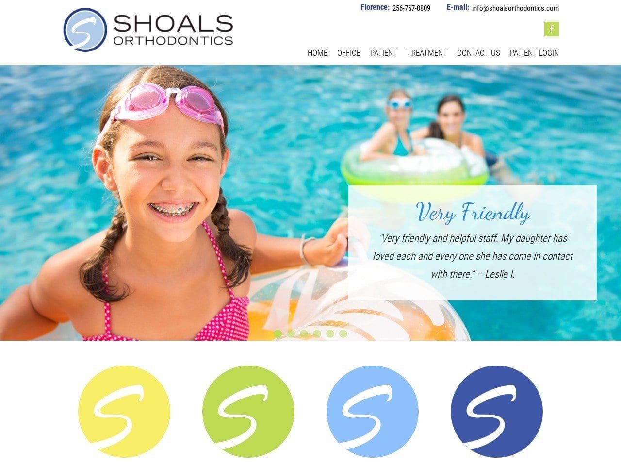 Shoals Orthodontics Twesme David DDS Website Screenshot from shoalsorthodontics.com