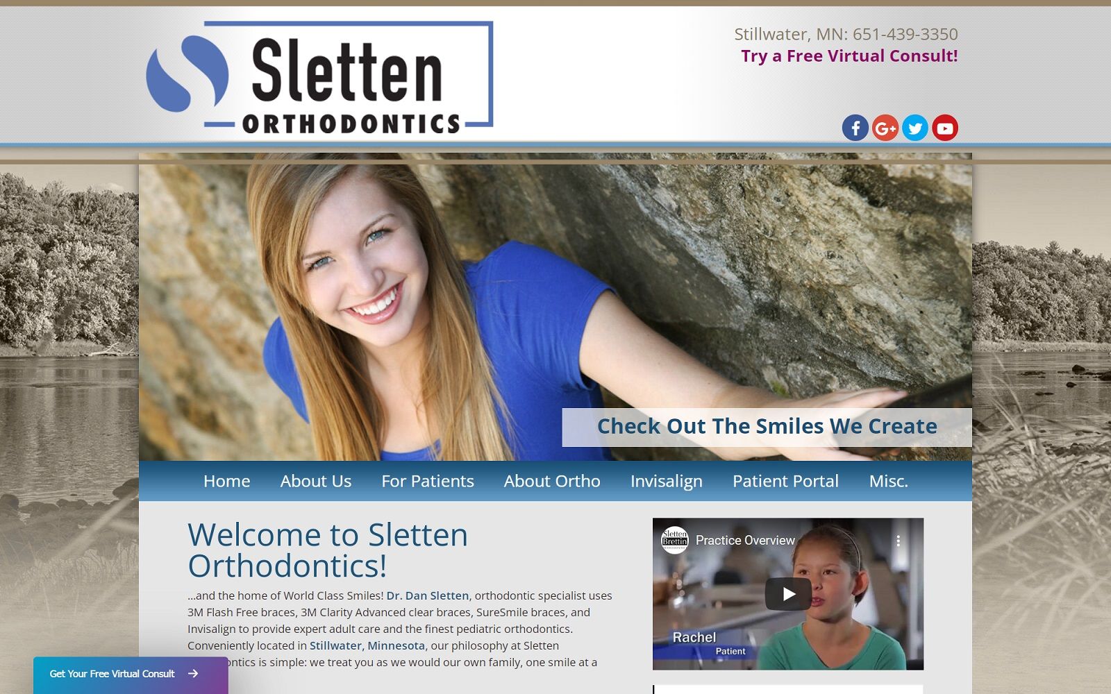 slettenortho.com screenshot