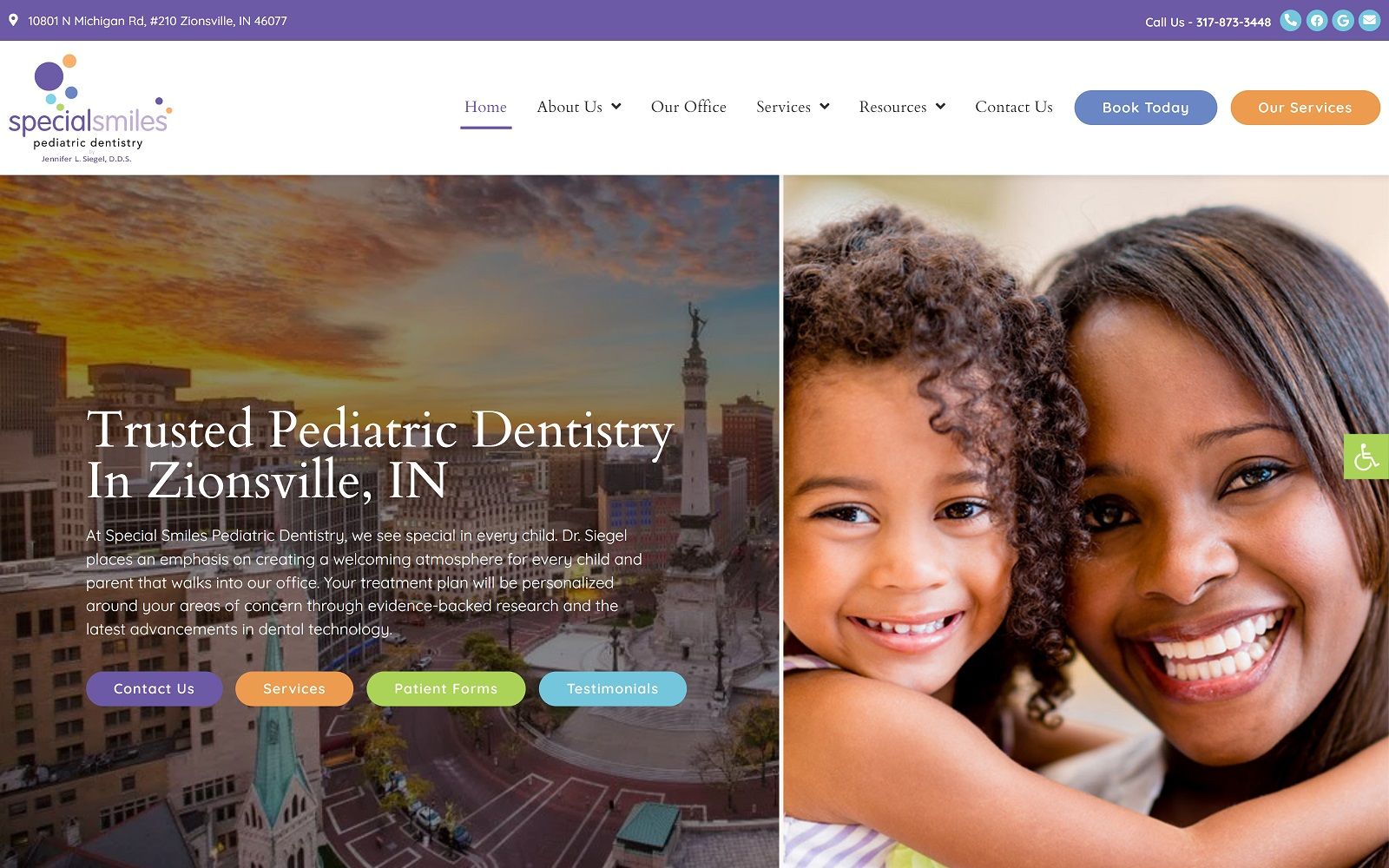 specialsmilesdentistry.com screenshot