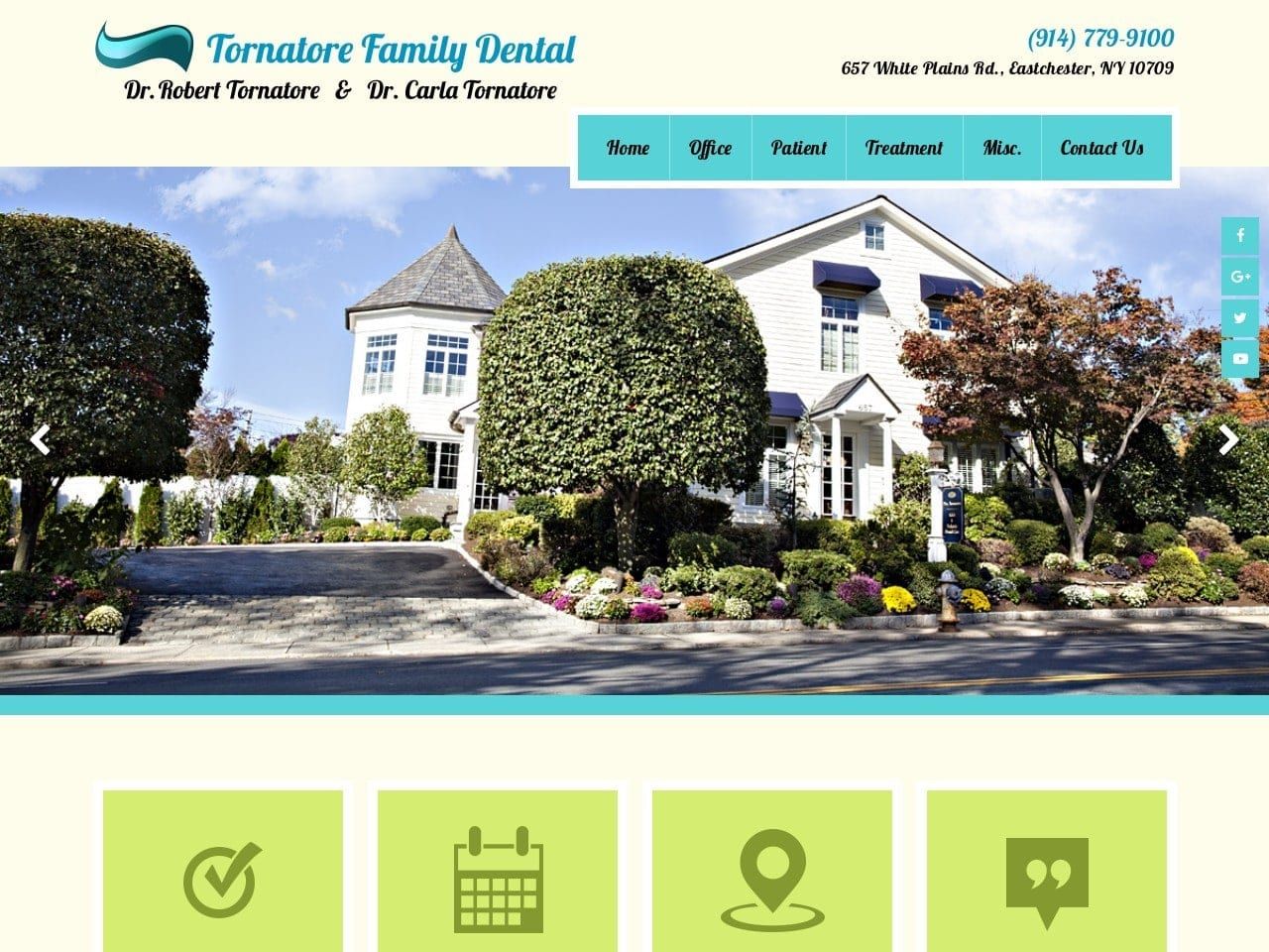 Tornatore Family Dental Website Screenshot from tornatorefamilydental.com