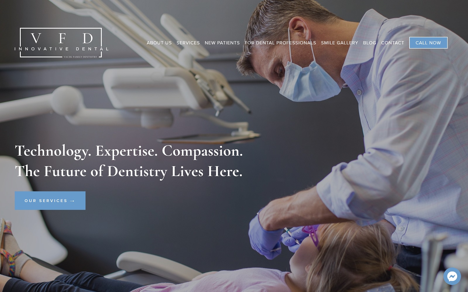 Vacekdentistry. Com screenshot