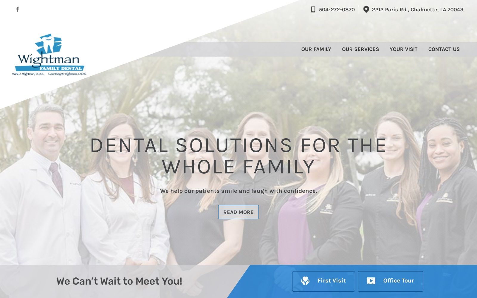 wightmanfamilydental.com screenshot