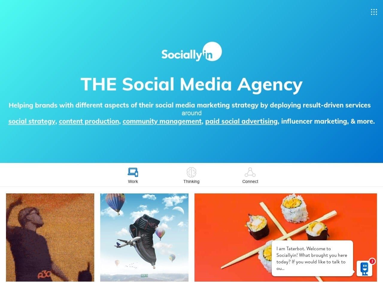 Sociallyin.com Screenshot