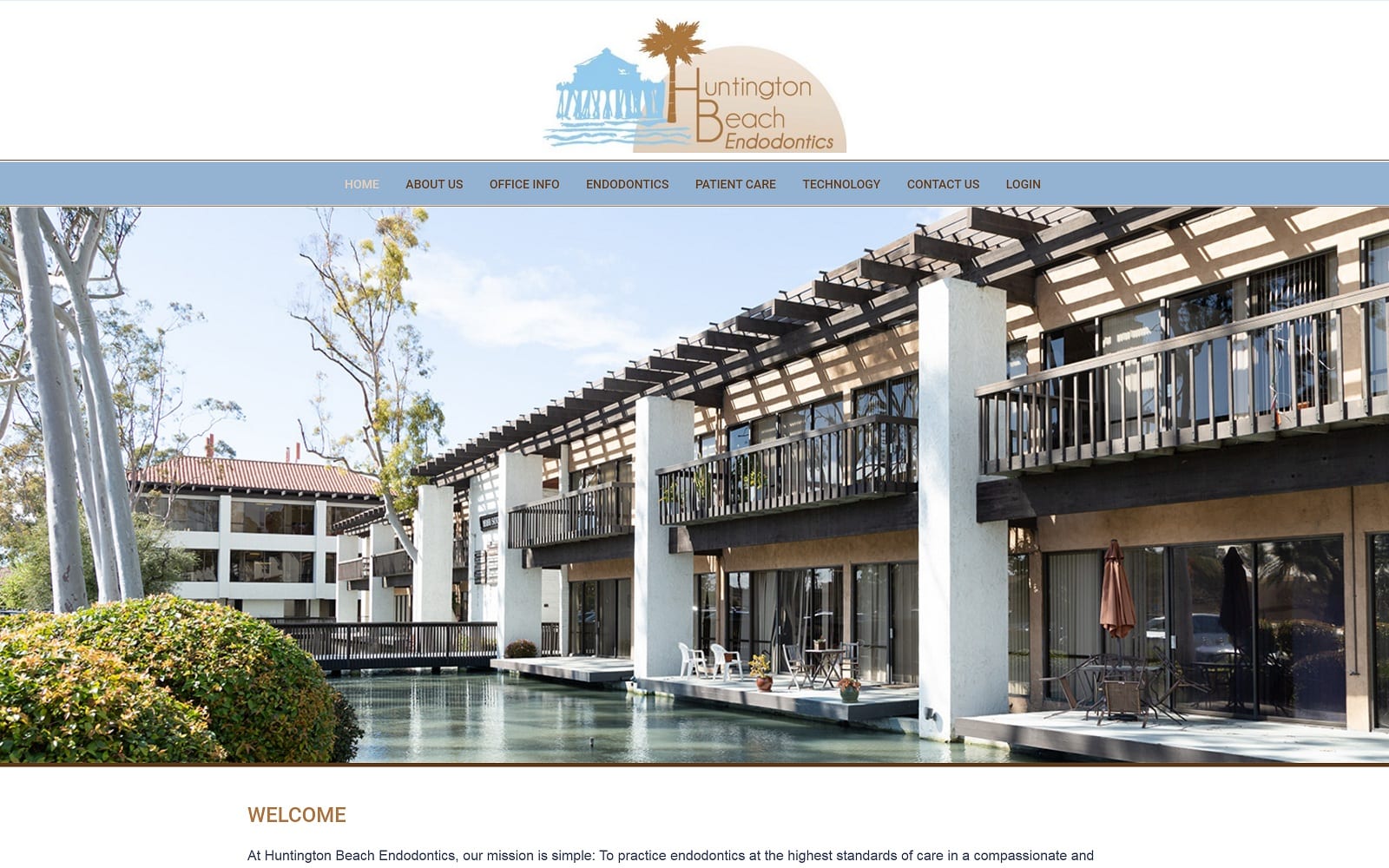 The screenshot of huntington beach endodontics hbendo. Com website
