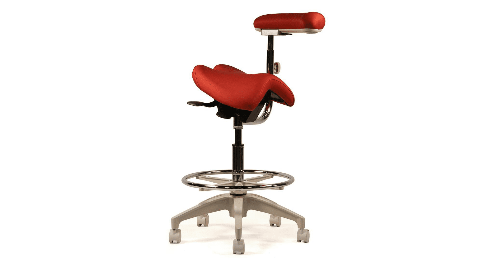 Denver Dental Asisstant Saddle Stool By Crown Seating