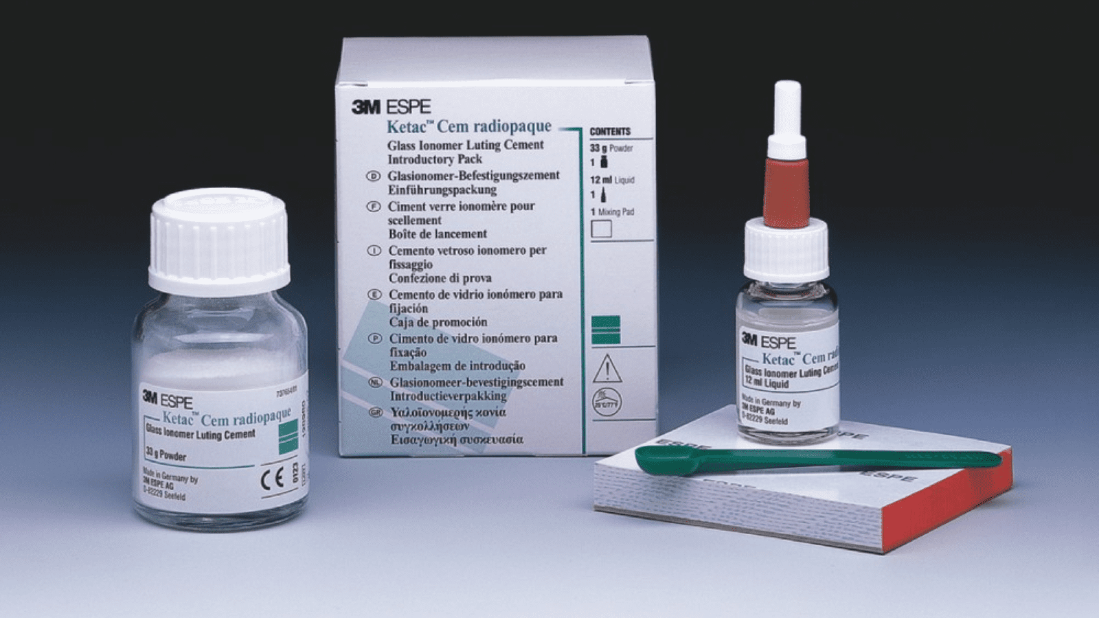 Ketac cem glass ionomer luting cement intro kit