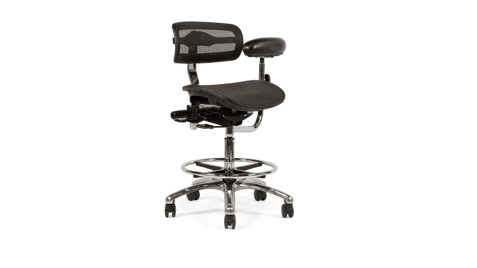 Virtu Dental Assistant Stool With Back By Crown Seating