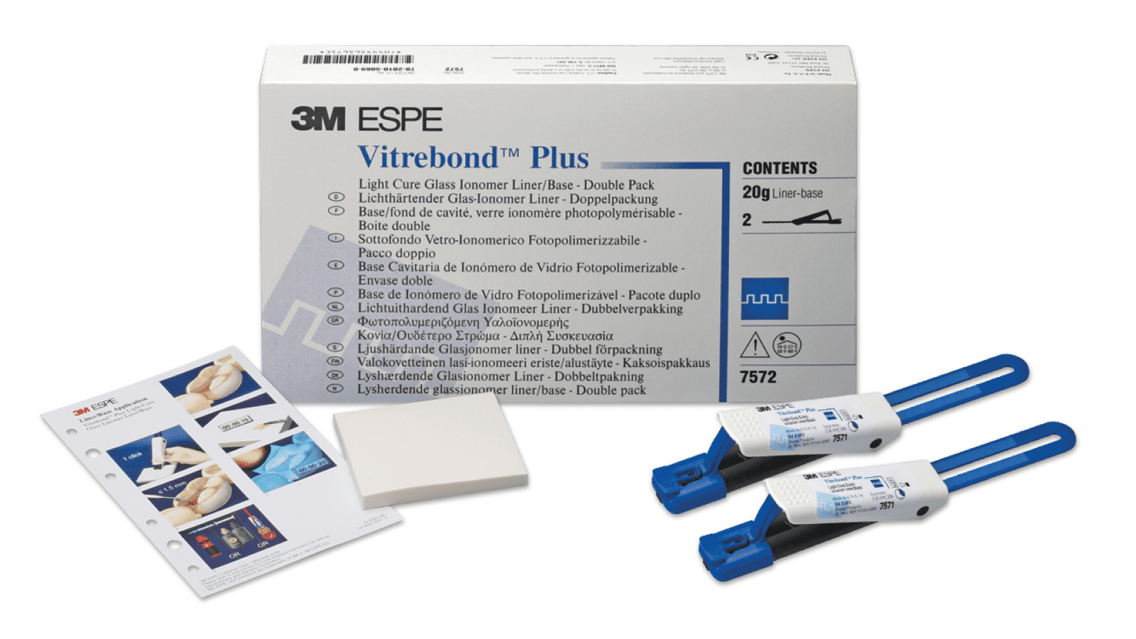 Vitrebond plus glass ionomer cement