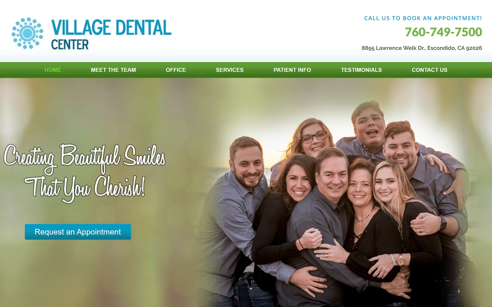 villagedentalctr.com screenshot