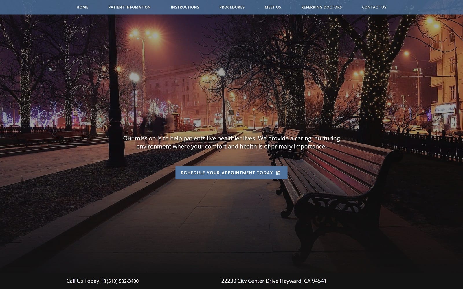 The Screenshot of Dr. Brian Feiger bayareaendodontics.net Website