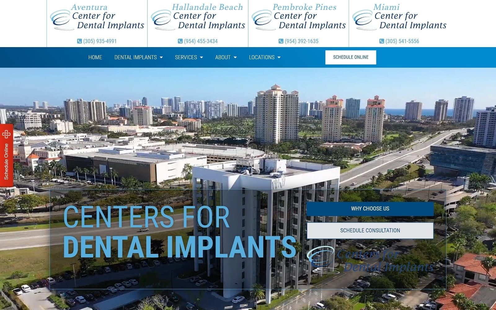 The Screenshot of Center For Dental Implants - Pembroke Pines gargdmd.com Dr. Arun K Garg Website