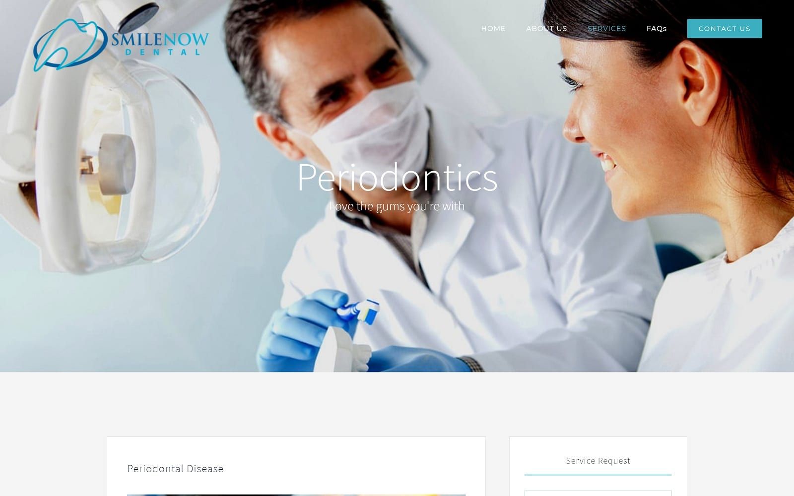 The Screenshot of James Jun, DDS smilenowdentistry.com Website