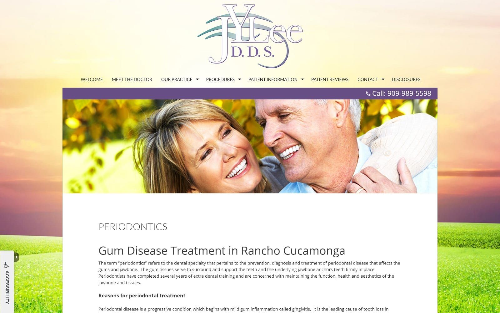 The Screenshot of Jia Y Lee DDS, Inc myranchocucamongadentist.com Website