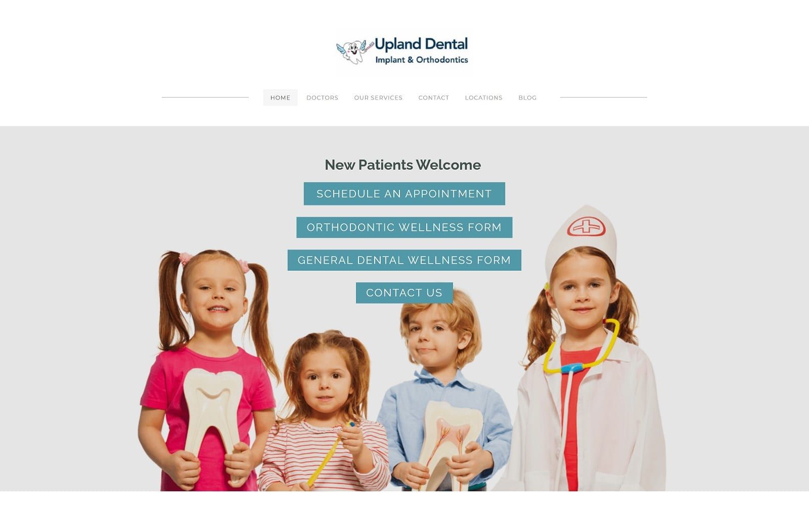 The Screenshot of Upland Dental Implant and Orthodontics myuplanddental.com Website