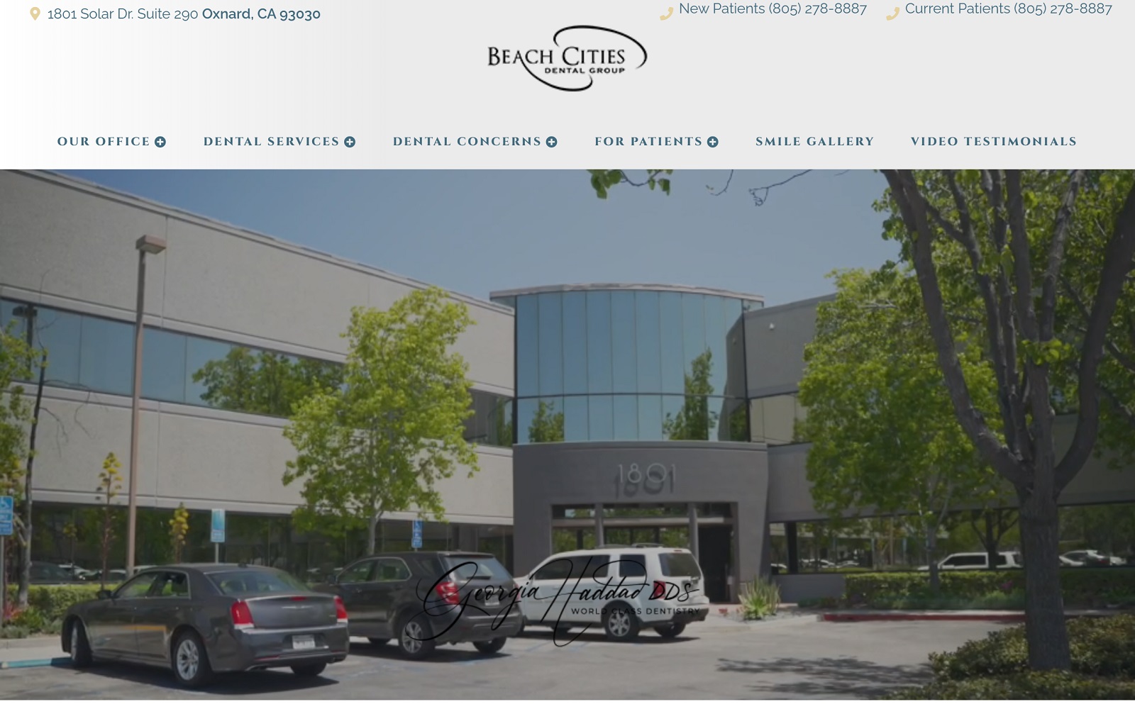 Beachcitiesdentalgroup. Com screenshot