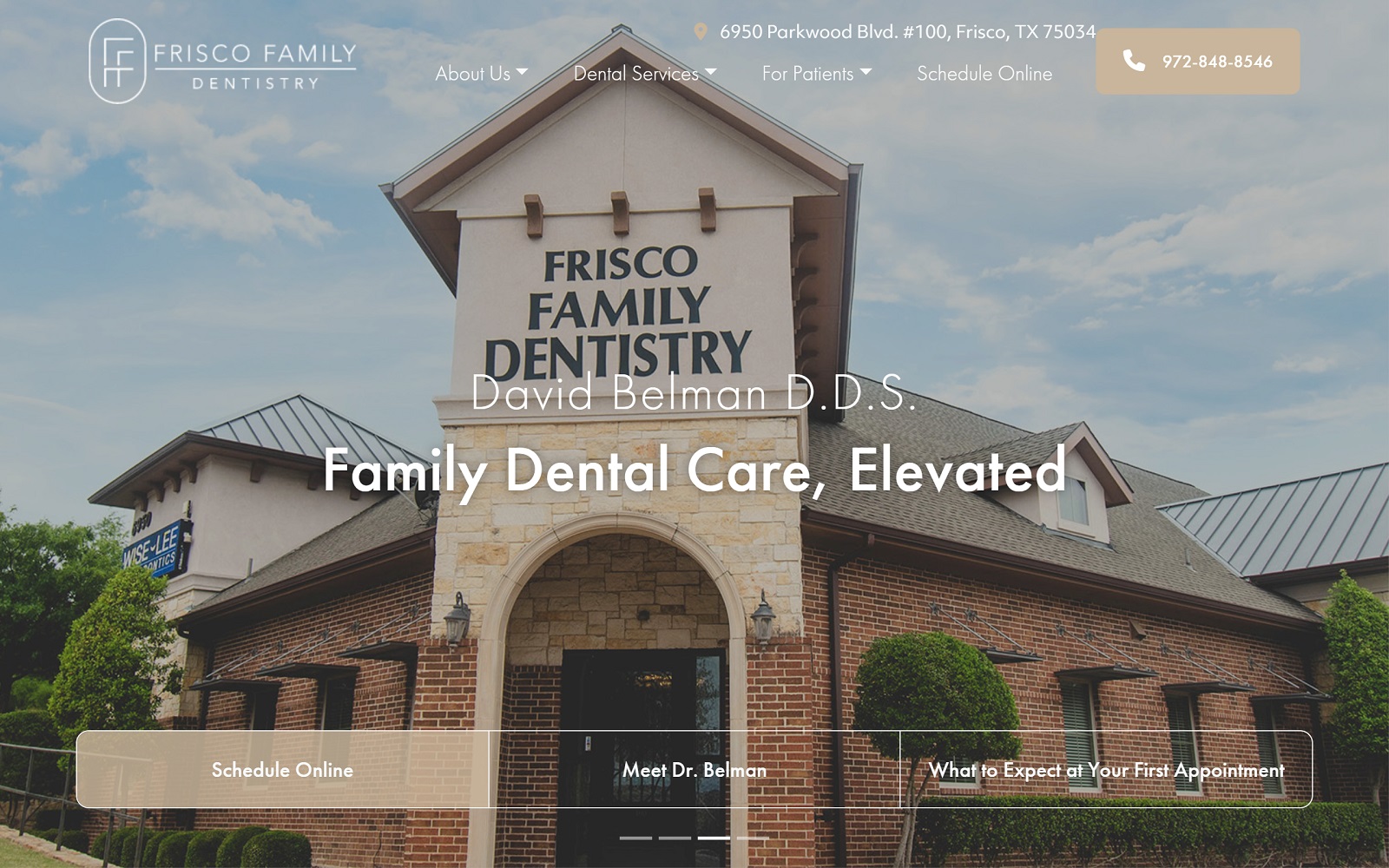 Friscofamilydentistry. Com screenshot