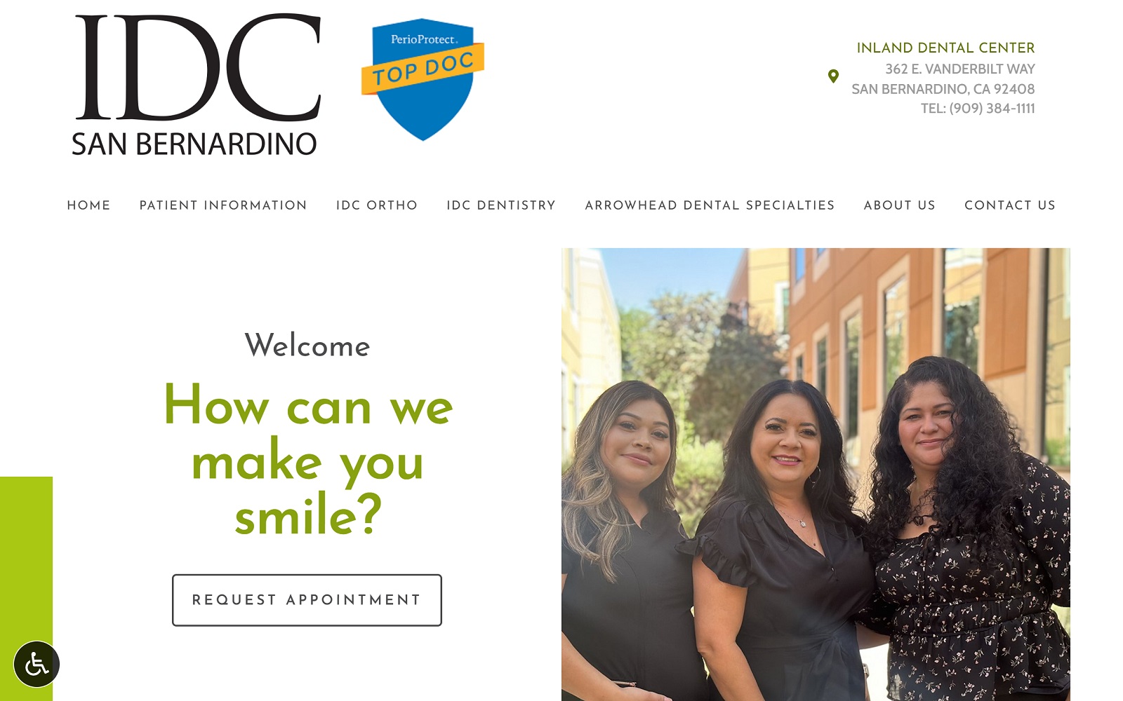 Idcsanbernardino. Com screenshot