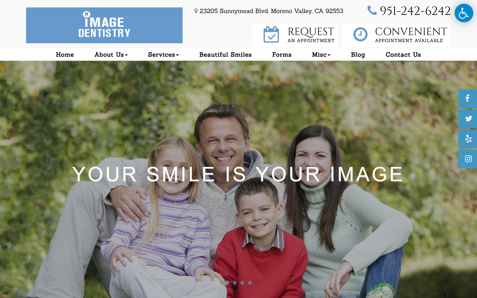 Imagedentistryca. Com screenshot