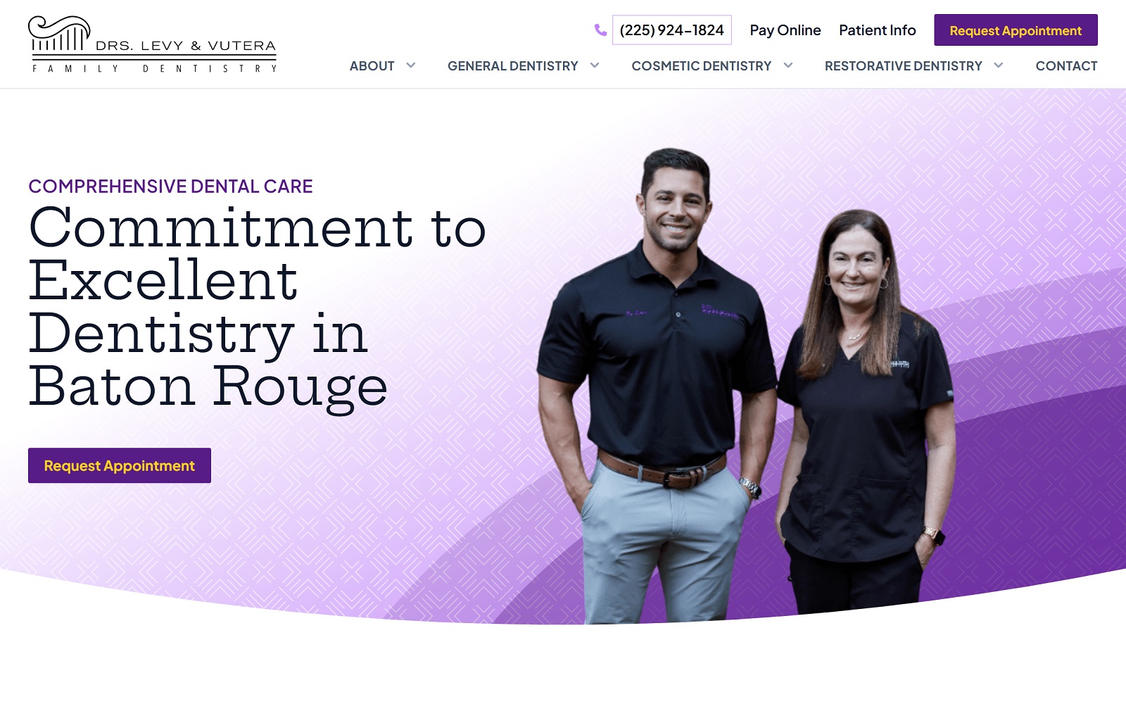 Levyvuteradental. Com screenshot