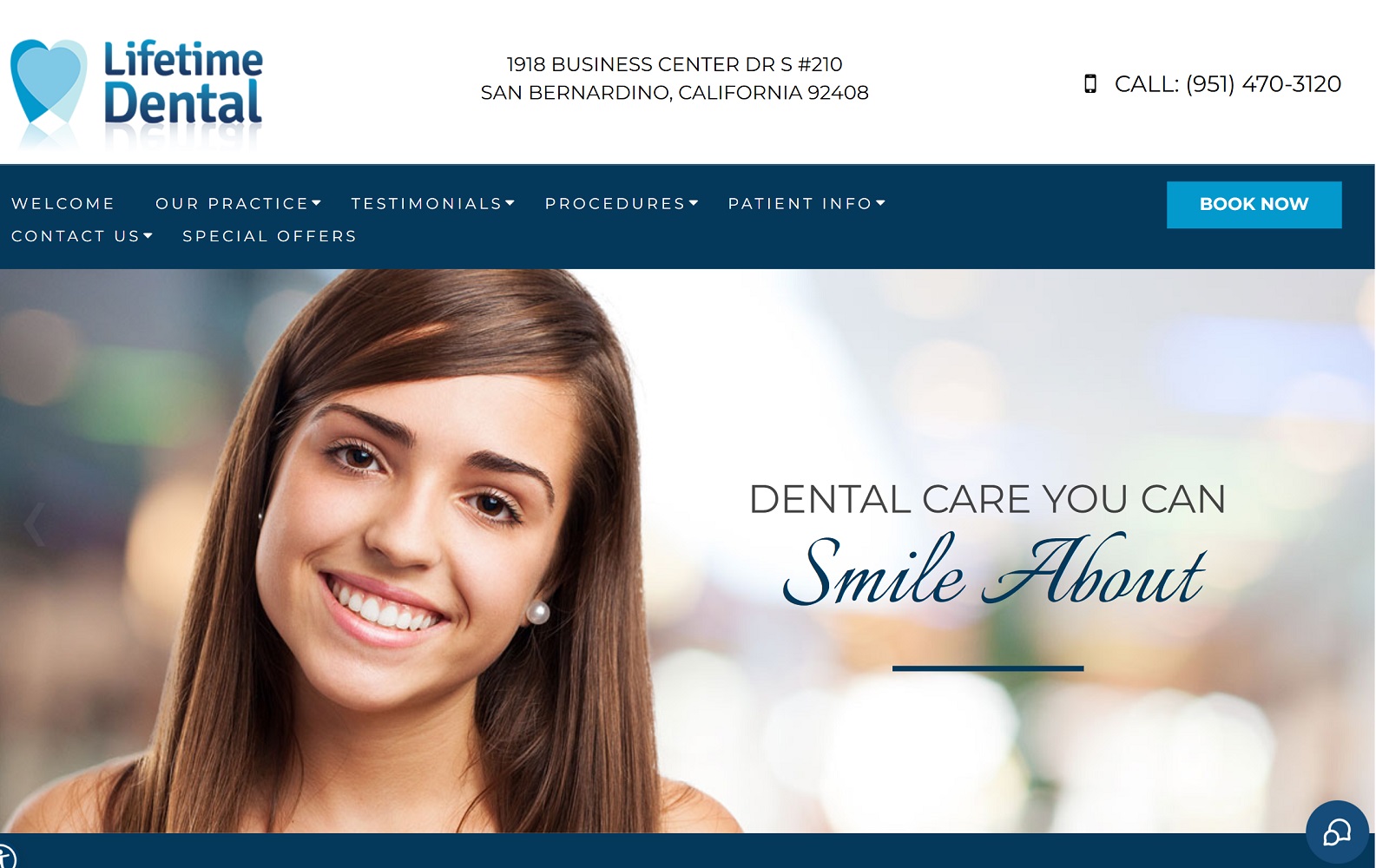 Lifetimedentalsanbernardino. Com screenshot