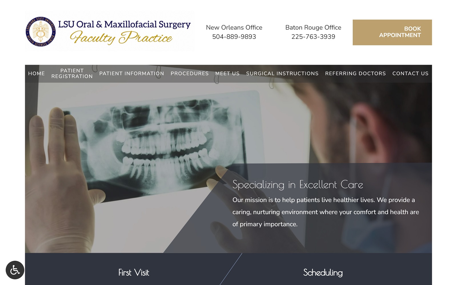 Lsuomfs. Com screenshot