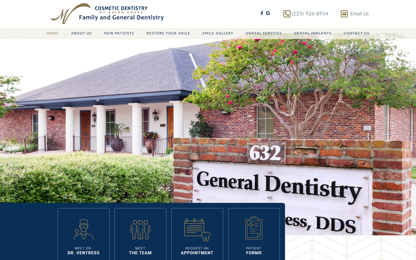 Markventressdds. Com screenshot