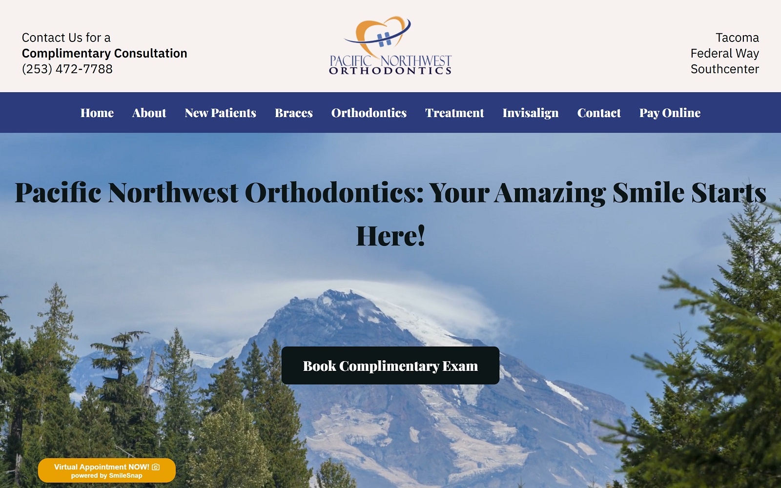 Pnwortho. Com screenshot