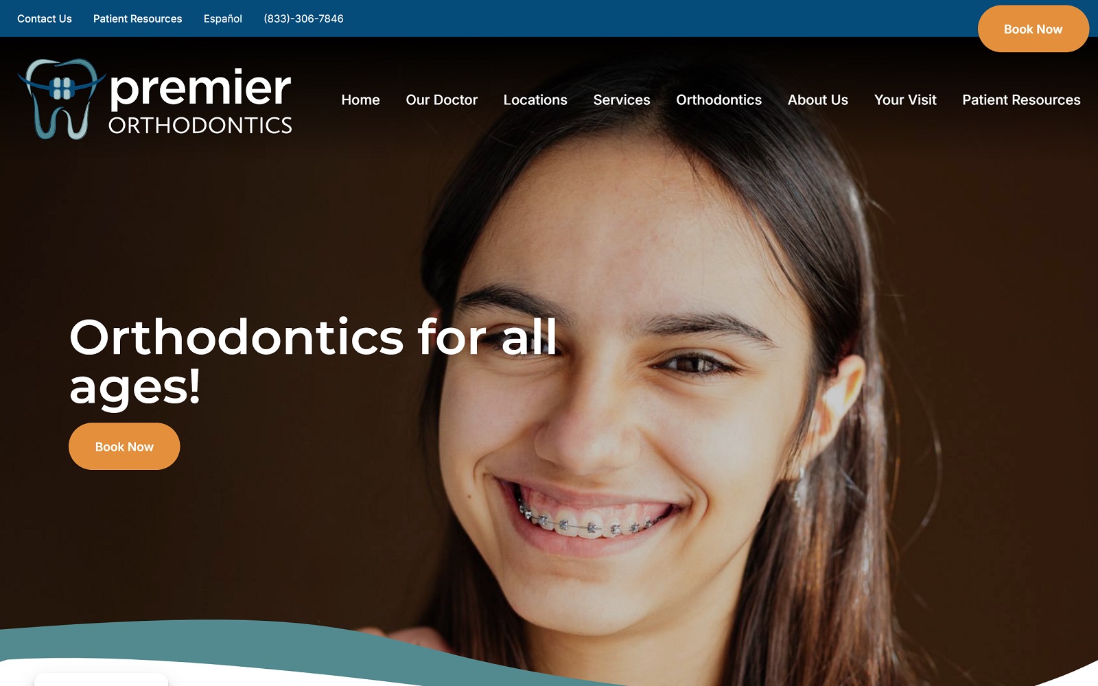 Premierorthodontics. Com screenshot
