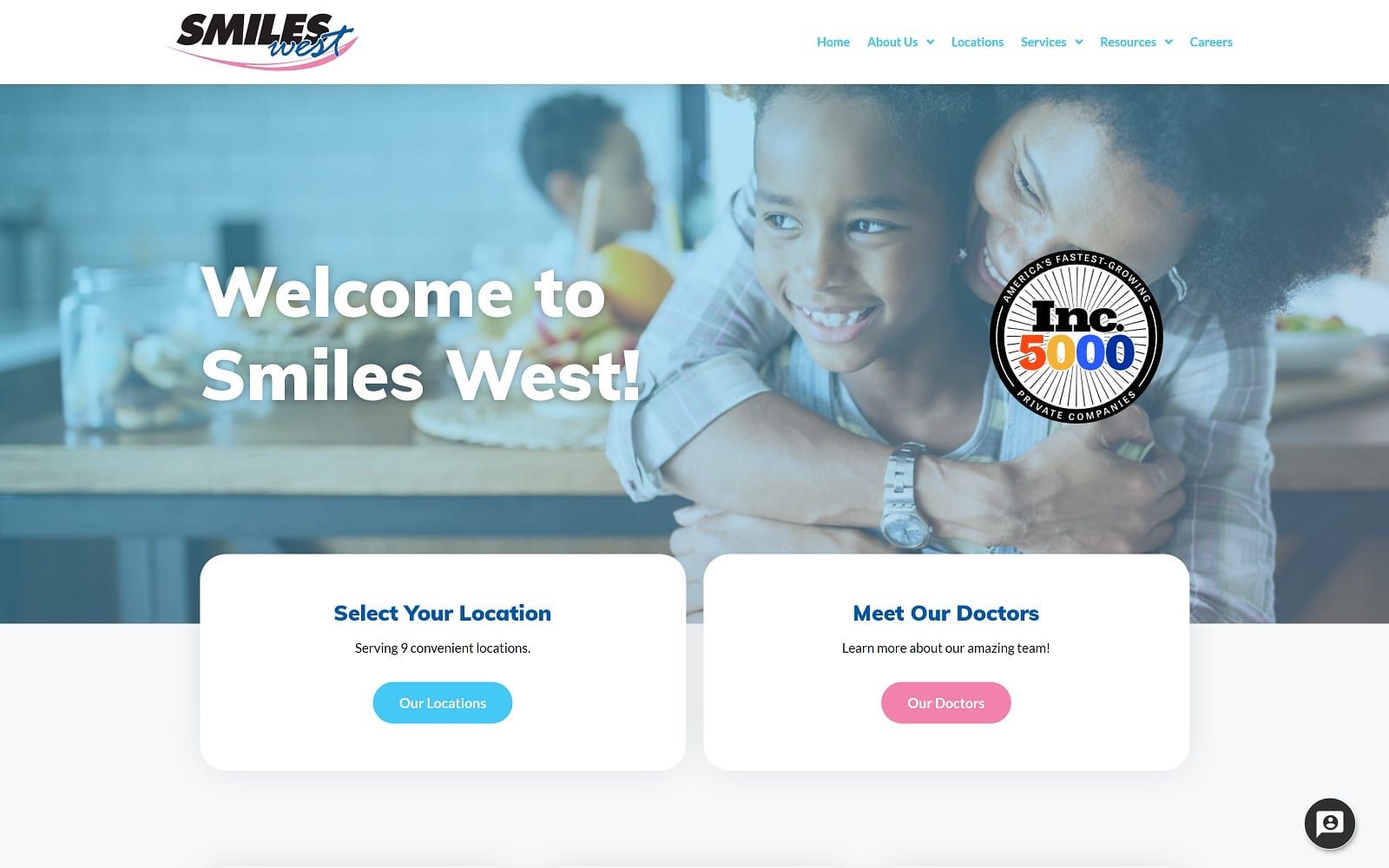 The Screenshot of Smiles West - Moreno Valley Office smileswest.com Website