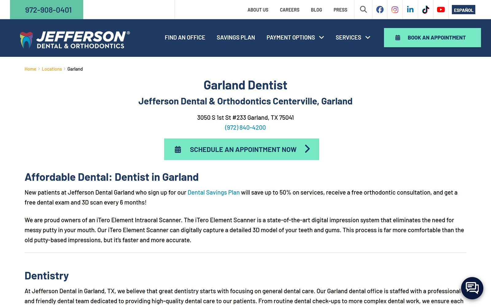 Jeffersondentalclinics. Com_clinics_garland-tx