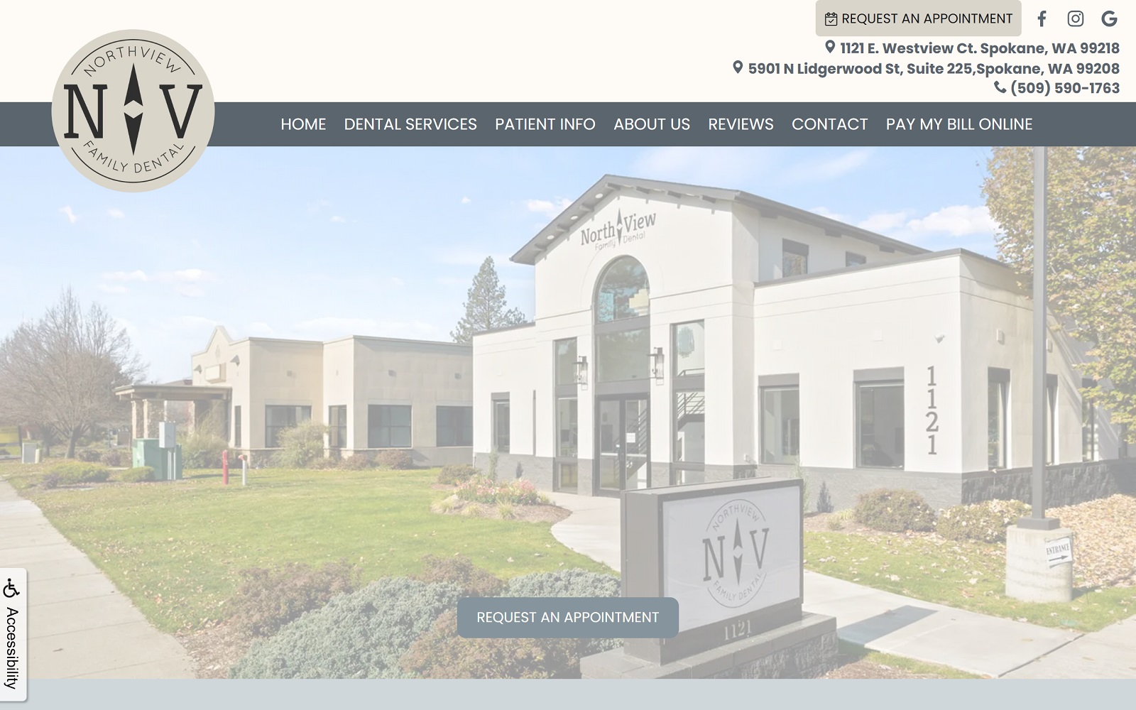 Northviewfamilydental. Com screenshot