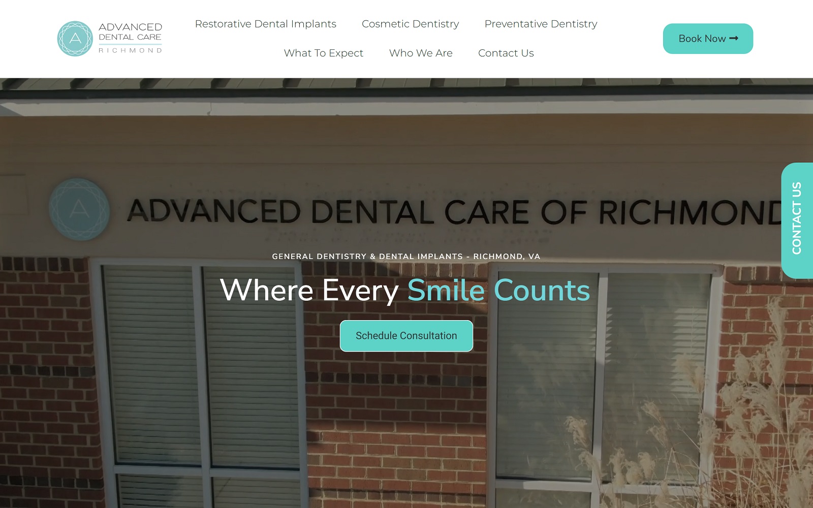 Richmondsmile. Com screenshot