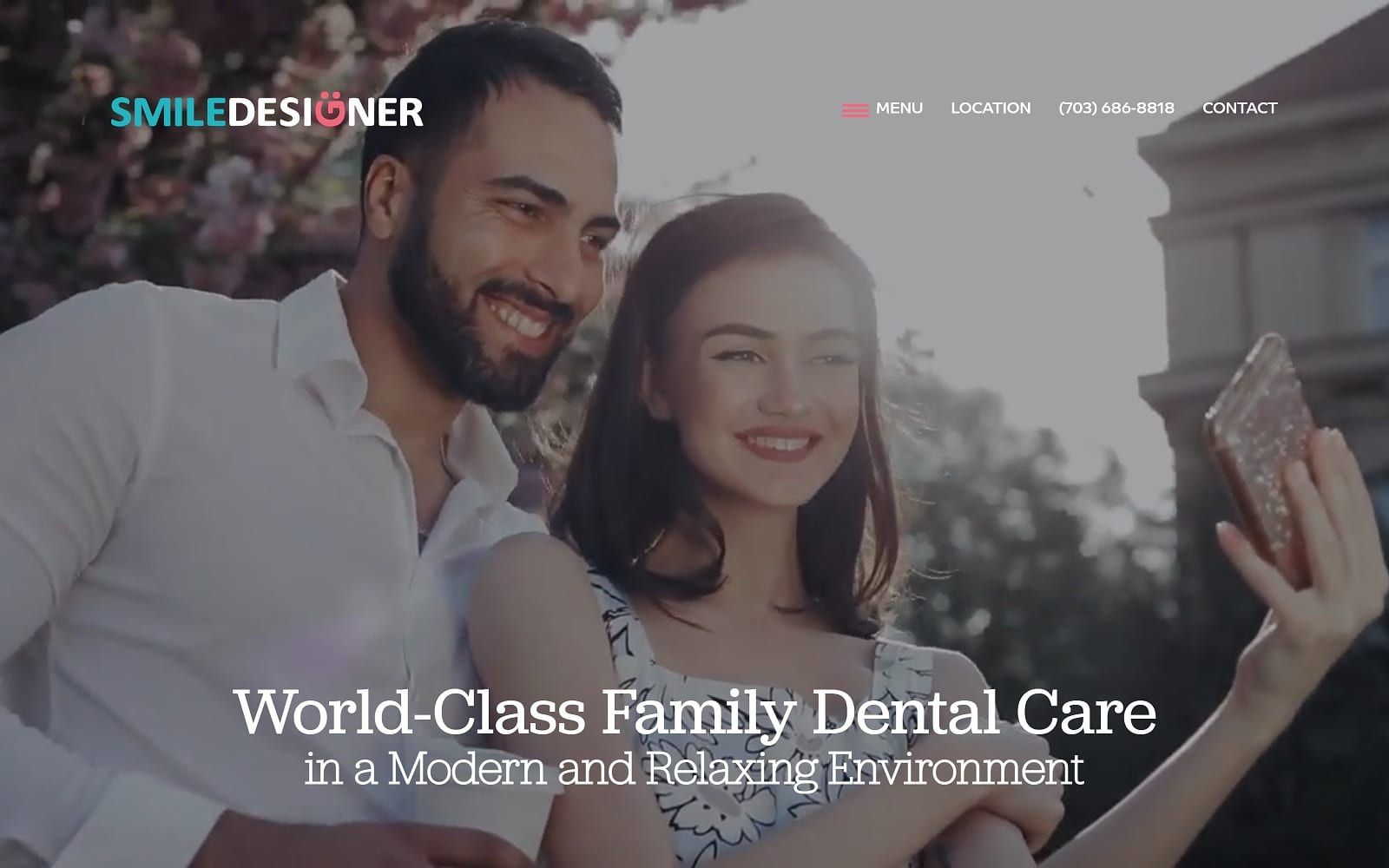 The Screenshot of Smile Designer DDS, Northern Virginia Dental Group 