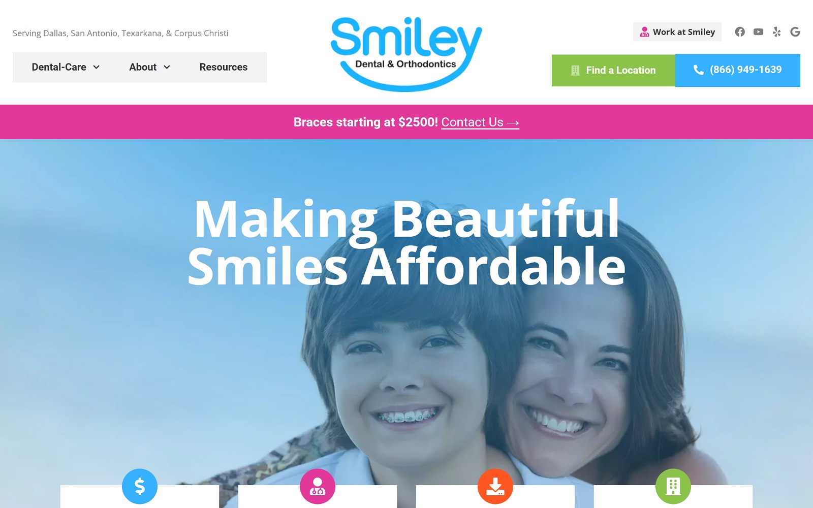 Smileydental. Net screenshot