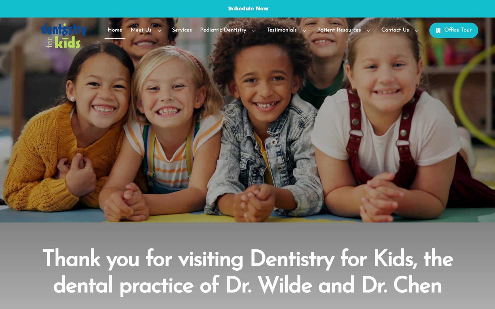 Dentistryforkidsreno. Com screenshot